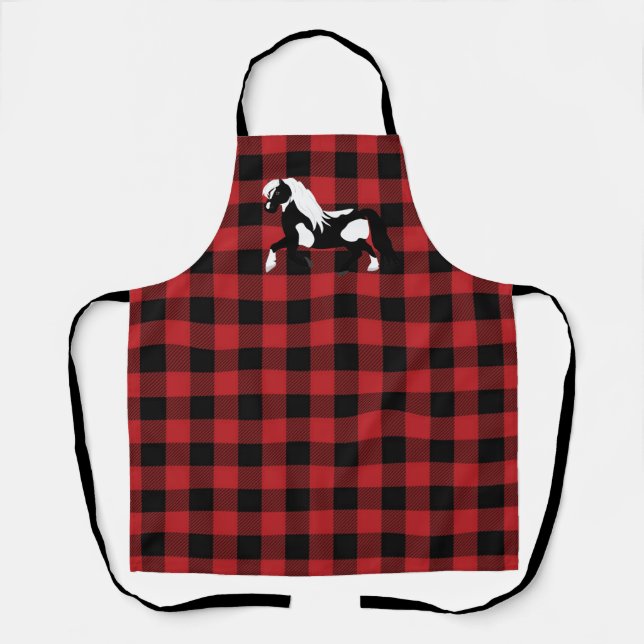 Pinto Pony Plaid Apron (Front)