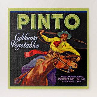 Pinto vegetable crate label  jigsaw puzzle