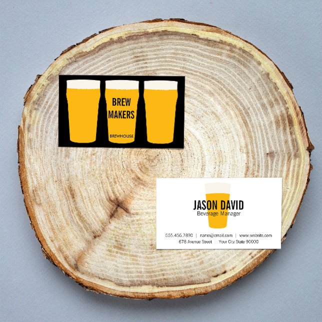 Pints of Beer 2 | Traditional Business Card (Creator Uploaded)
