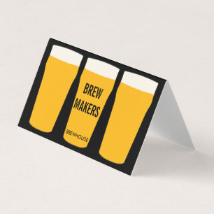 Pints of Beer Restaurant Business Card