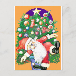 Pintura digital realizada en Photoshop con tableta Holiday Postcard