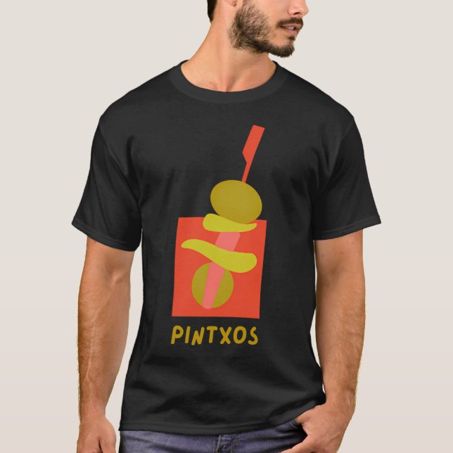 Pintxos - San Sabastian Spain T-Shirt (Front)