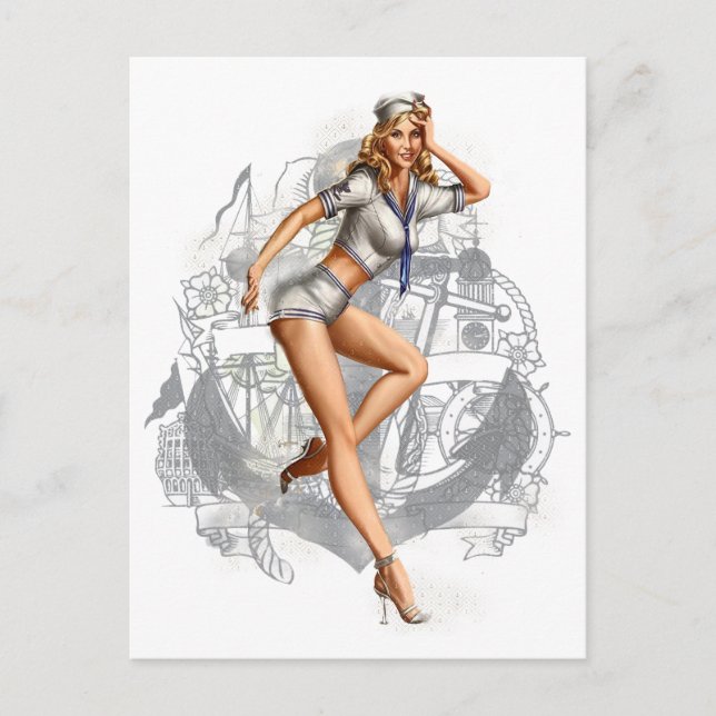 pinup 2 postcard (Front)
