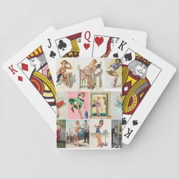 Pinup Collection Pin Up Art Playing Cards by Pin_Up_Art at Zazzle