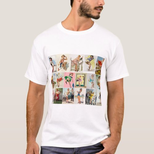 Pinup Collection Pin Up Art T_Shirt