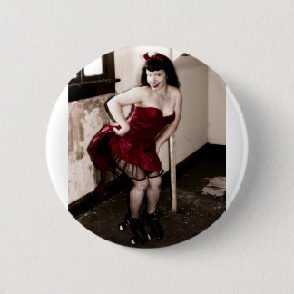 Pinup Girl Button