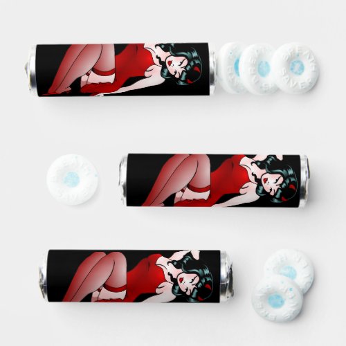 Pinup Girl Candy Personalized Devil Pinup Breath Savers Mints