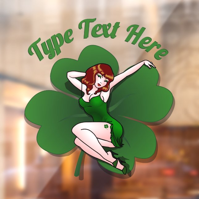 Pinup Girl Decals Custom 50s Pinup Window Decal (Sheet 2)