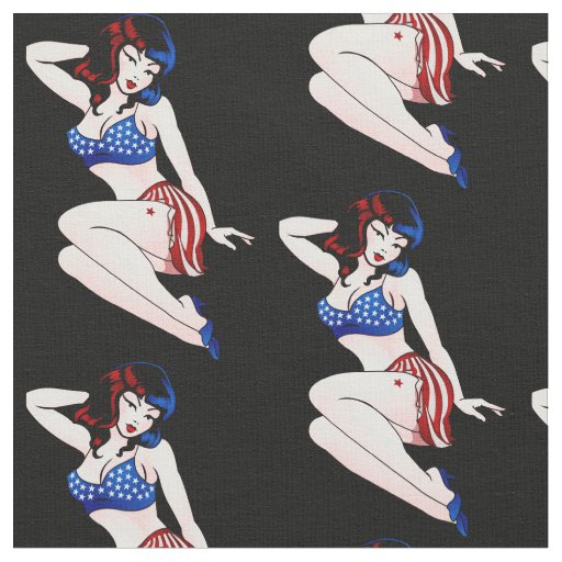 Pinup Girl Fabric USA Pin Up Girl Fabrics