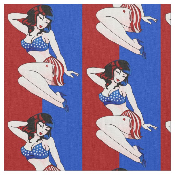 Pinup Girl Fabric Usa Pin Up Girl Fabrics 8081