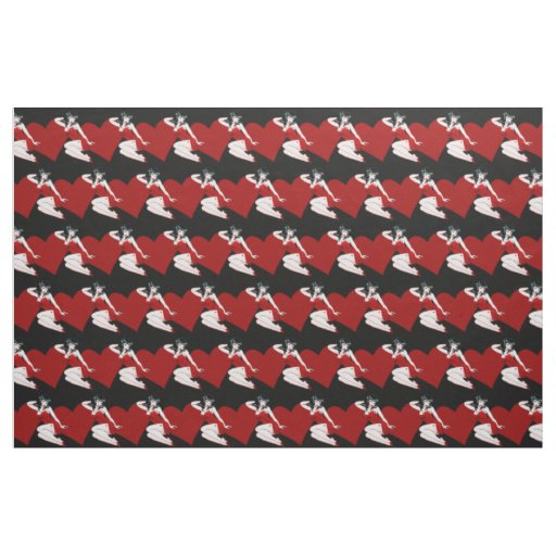 Pinup Girl Fabric Valentine's Pin Up Girl Fabrics