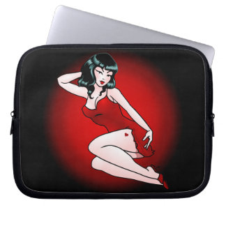 Pinup Girl Laptop Sleeve Retro Pinup Laptop Case
