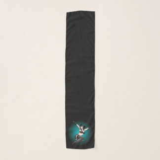 Pinup Girl Scarf Jazz Pinup Girl Art Scarves