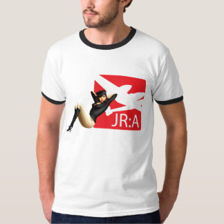 Pinup Girl T-Shirt 'John Ross: American'