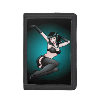 Pinup Girl Wallet Retro Pin-up Wallet Dancer Gift
