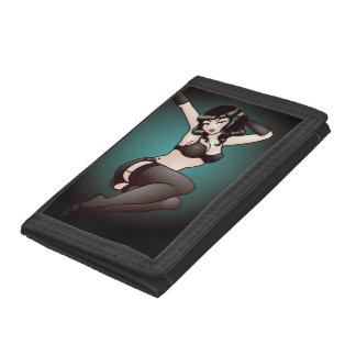 Pinup Girl Wallet Retro Pin-up Wallet Dancer Gift
