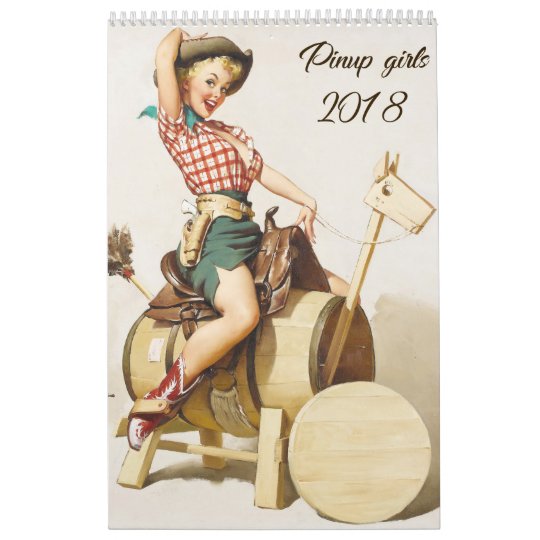 pinup-girls-2018-calendar-zazzle