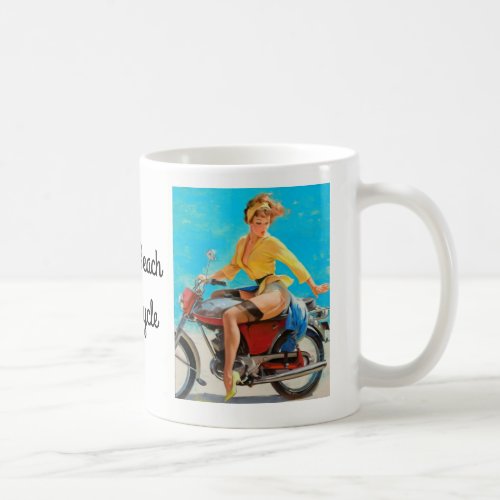 Pinup Motorcycle Coffee Mug