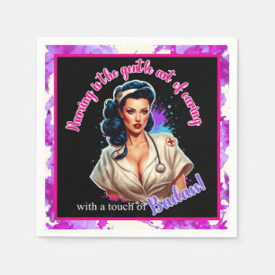 Pinup_ Nurse Badass Napkins