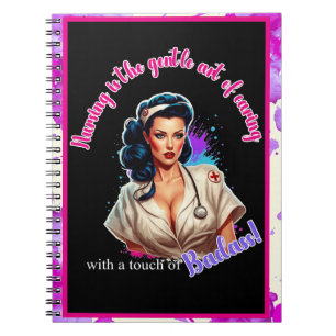Pinup_ Nurse Badass Notebook
