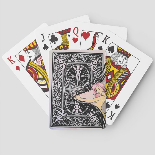 pinup playing cards (Back)