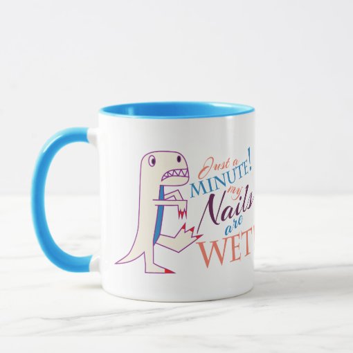 Pinup Polish Wet Nails TRex Mug Zazzle