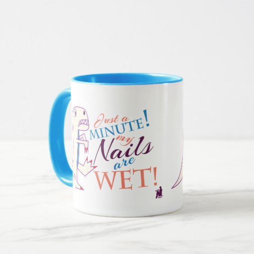 Pinup Polish Wet Nails TRex Mug Zazzle