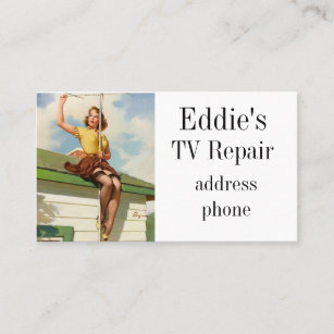 Pinup Roof Business Card
