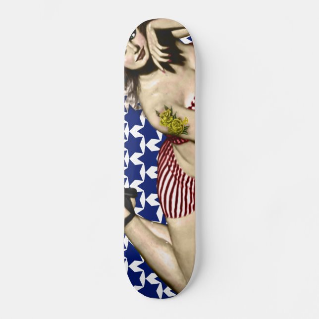 pinup skateboard deck (Front)