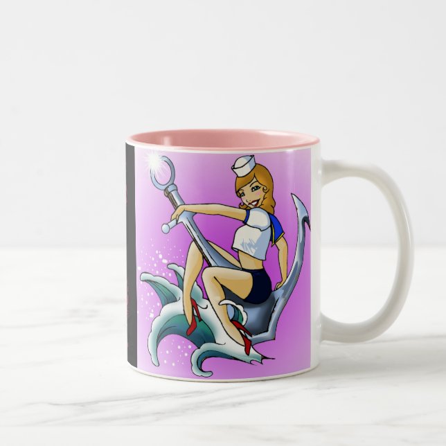 pinup Two-Tone coffee mug (Right)