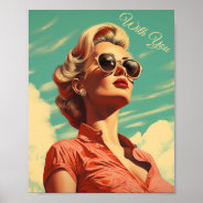 Pinup Vintage Poster at Zazzle
