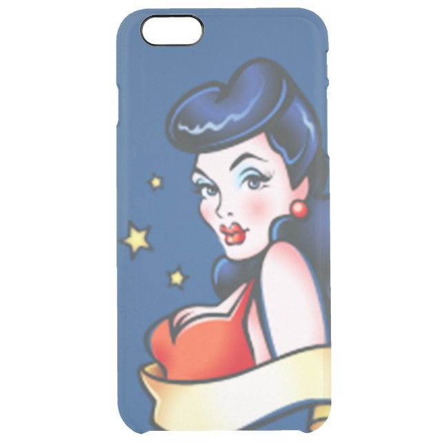 pinupgirl uncommon iPhone case (Back)