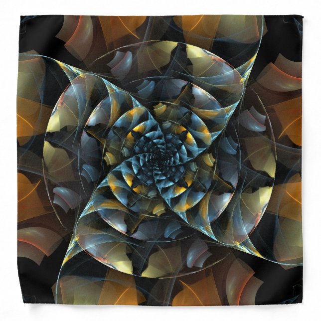 Pinwheel Abstract Art Bandana (Front)
