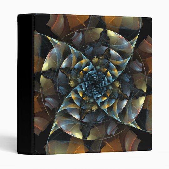 Pinwheel Abstract Art Binder