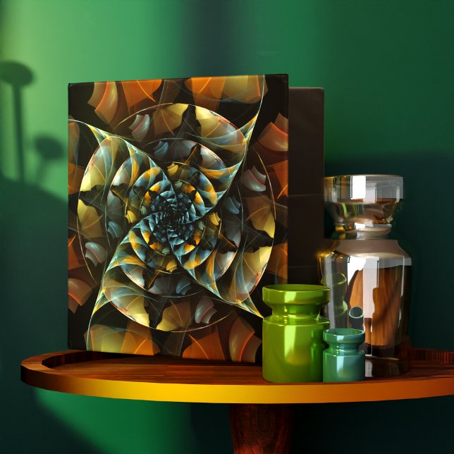 Pinwheel Abstract Art Binder (Pinwheel Abstract Art Binder)