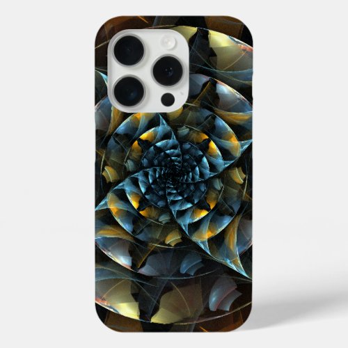 Pinwheel Abstract Art iPhone 15 Pro Case