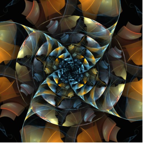 Pinwheel Abstract Art Cutout