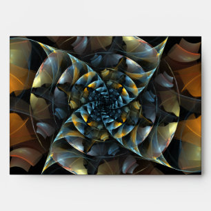 Pinwheel Abstract Art Envelope