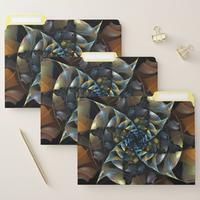 Pinwheel Abstract Art File Folder (Set)