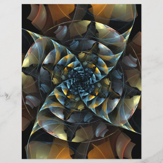 Pinwheel Abstract Art Flyer (Front)