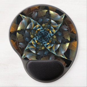 Pinwheel Abstract Art Gel Mousepad