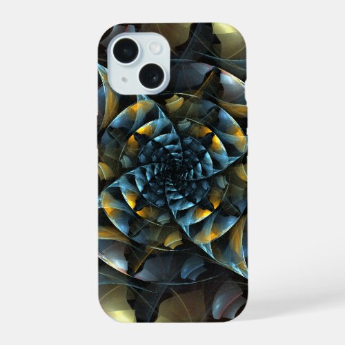 Pinwheel Abstract Art iPhone 15 Case