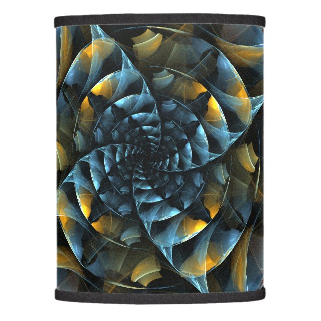 Pinwheel Abstract Art Lamp Shade (Front)