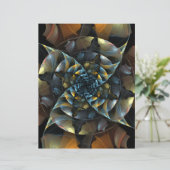 Pinwheel Abstract Art Letterhead (Standing Front)