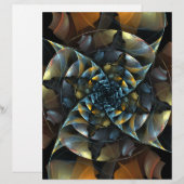 Pinwheel Abstract Art Letterhead (Front/Back)
