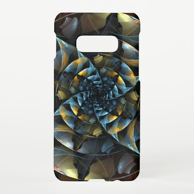 Pinwheel Abstract Art Matte Samsung Galaxy Case (Back)