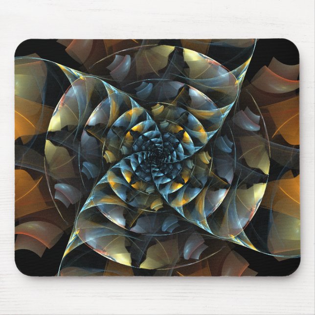 Pinwheel Abstract Art Mousepad (Front)