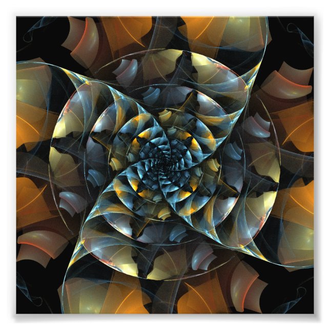 Pinwheel Abstract Art Photo Print (Front)