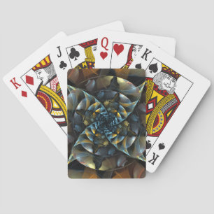 Pinwheel Abstract Art Poker Cards