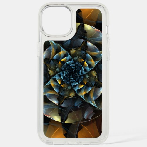 Pinwheel Abstract Art iPhone 15 Plus Case